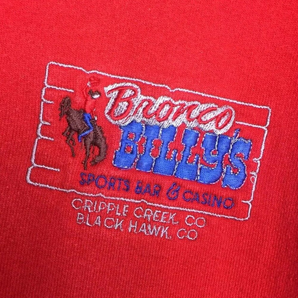 Fruit of the Loom Red Crewneck Sweatshirt